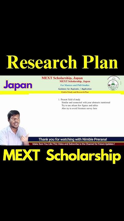 How To Create A Research Plan Document For Mext Scholarship 2024