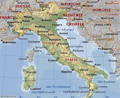 L Italie Europe Mapa De Italia Viajes Y Turismo Italia Ciudades