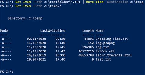 Use PowerShell To Move A File Or Folder From The Command Line