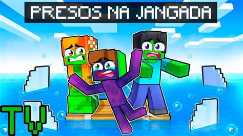 PRESOS Em Uma JANGADA Como MOBS No Minecraft YouTube