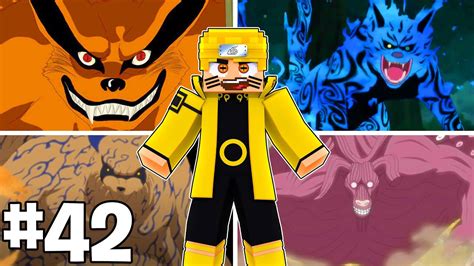 Minecraft PODER DE TODAS BIJUU S NARUTO ADDON Ep 42 P3DRU