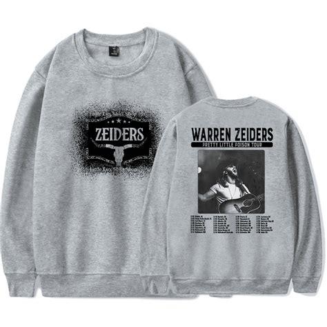 Warren Zeiders Merch 2024 Pretty Little Poison Tour Sweatshirt Long ...