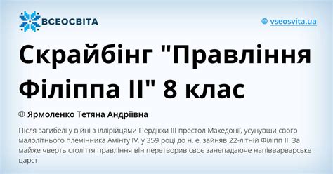 Скрайбінг "Правління Філіппа ІІ" 8 клас | Відеоурок. Всесвітня історія
