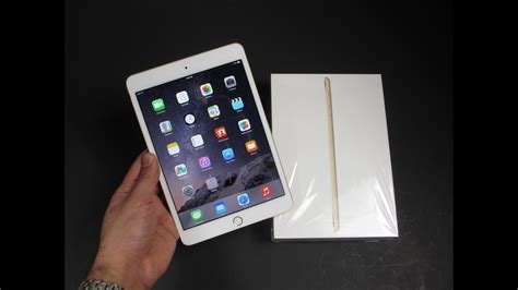 IPad Mini 3 GOLD Unboxing Turn On YouTube