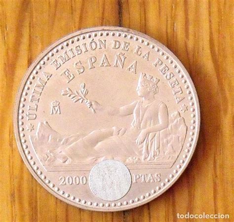 moneda de plata 2000 pesetas 2001 última emis Comprar Monedas de