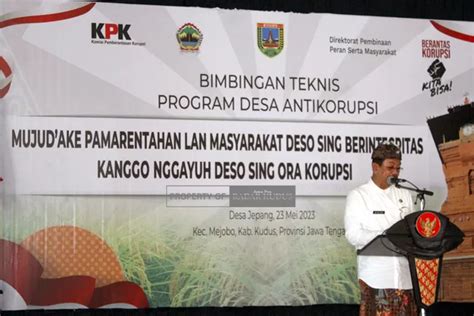 Berikan Bimtek Desa Anti Korupsi Di Kudus Kpk Ri Pilih Desa Jepang