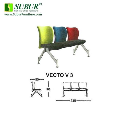 Kursi Tunggu Indachi Type Vecto V3 Subur Furniture Online Store