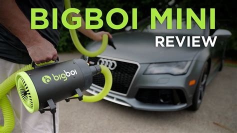 The Perfect Car Dryer For Auto Enthusiasts Bigboi Mini Review Youtube