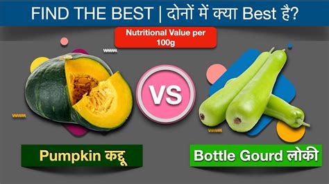 Pumpkin Vs Bottle Gourd Find The Best l Kaddu य फर Lauki कय Best