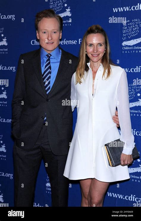 Conan O'Brien & wife Liza attending the 22nd Annual Beat The Odds ...