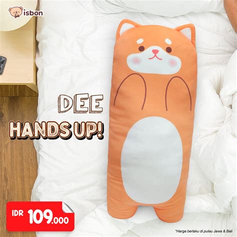 ISTANA BONEKA Bantal Guling Cat Hands Up Series