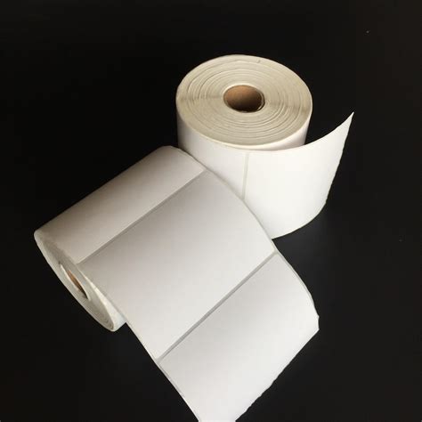 Semi Glossy Surface Paper White Base Paper Hot Melt Glue Self Adhesive