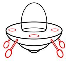 Spaceship Cartoon Drawing | Free download on ClipArtMag