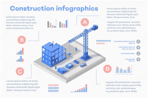 Conjunto De Infografías De Construcción Construcción Vector Premium