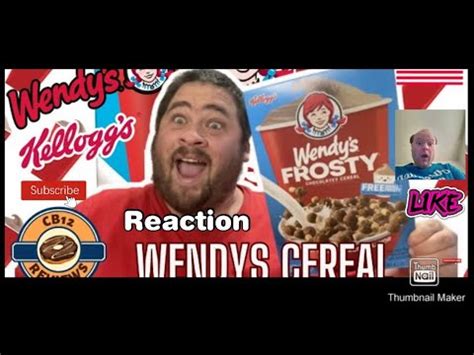 Reaction To Product Of Usa Kelloggs Wendys Frosty Cereal