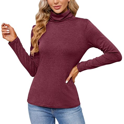 Rovga Women Sweater Tight Fitting High Elastic Solid Color Long Sleeve