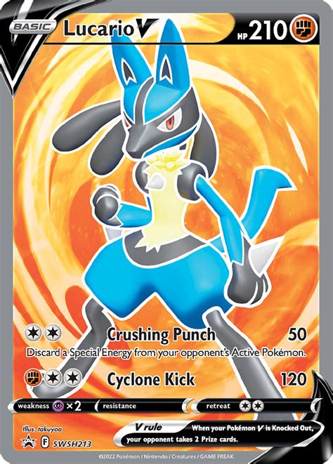 Lucario V Sword Shield Promos Swsh Pkmncards