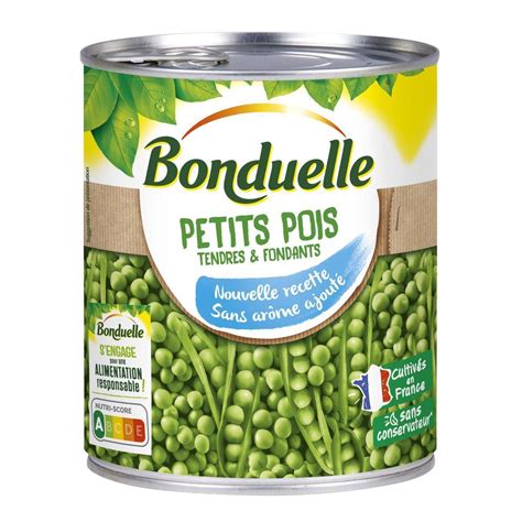 Livraison à domicile Bonduelle Petits Pois tendres et fondants 560g