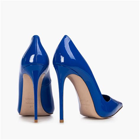 Persia Blue Patent Leather Pump Le Silla