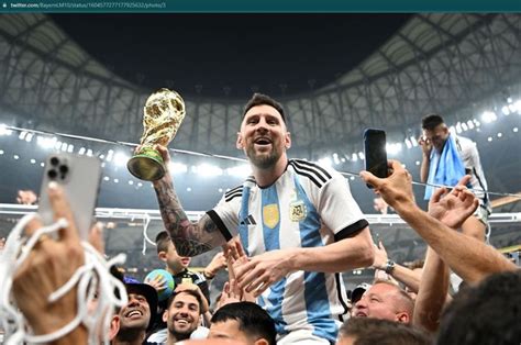 Bawa Timnas Argentina Juara Piala Dunia Lionel Messi Didukung