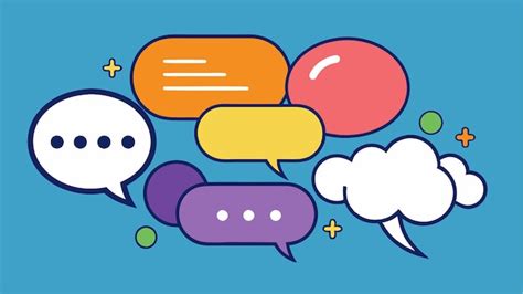 Colorful Chat Bubbles Vector Illustration Premium Ai Generated Vector