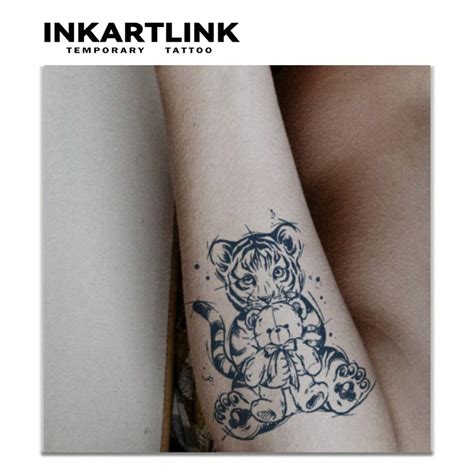 Inkartlink 1 Pieza De Tatuaje Temporal De Jugo De Hierbas De Oso De 8