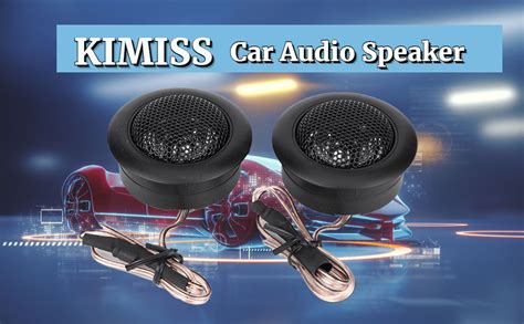 KIMISS 1 Pair Car Tweeters Car Speakers Car Loudspeaker Car Audio