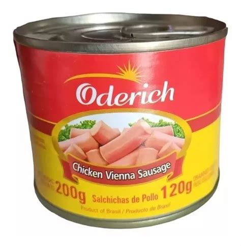 Salchicha De Pollo Oderich 4 Piezas 200grs C u Envío gratis