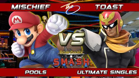 Mischief Mario Vs Toast Captain Falcon Pools CFL SMASH BWS