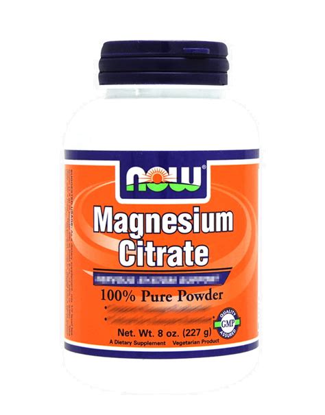 Magnesium Citrate by NOW FOODS (227 grams) € 10,50