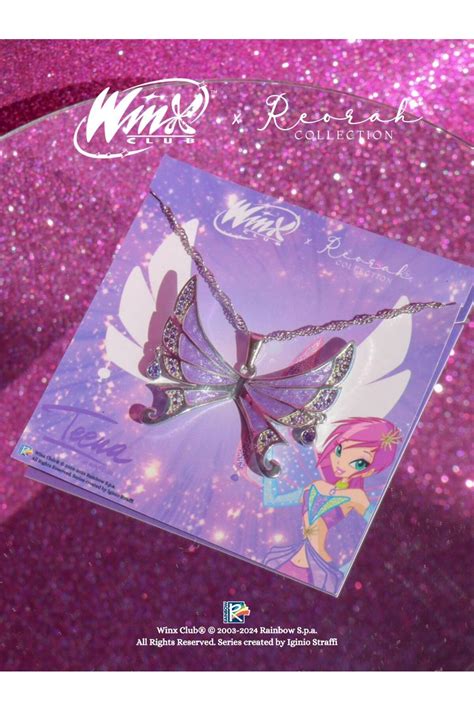 Reorah Collection Winx Club Tecna Enchantix Wings Kolye Fiyat