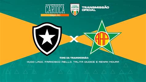 Botafogo X Portuguesa Ao Vivo Transmiss O Oficial Narra O Hugo Lago