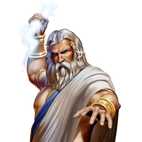 Zeus Regarded As The Sender Of Thunder And Lightning Rain And Winds