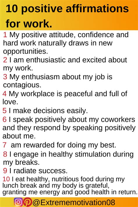 Positive Affirmations For Workplace Merle Hutchinson