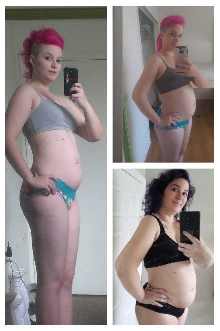 20 Weeks At 3 Different Pregnancies Porn Pic