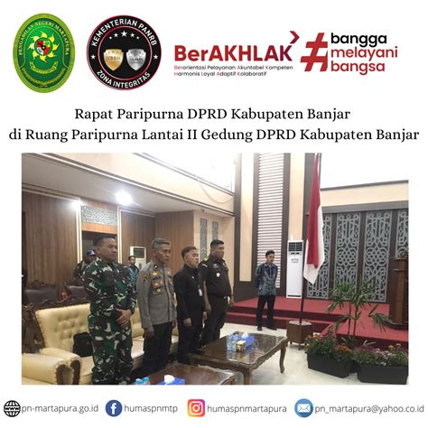 Rapat Paripurna Istimewa Dengan Cara Peresmian Pemberhentian Dan