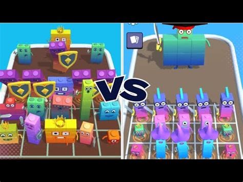 Merge Number Cube Fam Run VS Number Cube Merge Run N Fight Part 2