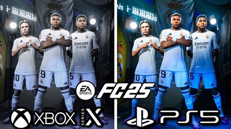 Ea Sports Fc 25 Ps5 Vs Xbox Series X Graphics Comparison Youtube