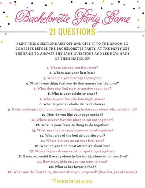 24 Free Bachelorette Party Printables Every Bride Will Love