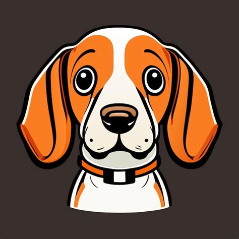 Dibujos Animados Con Ilustraciones Vectoriales De Perros Beagle