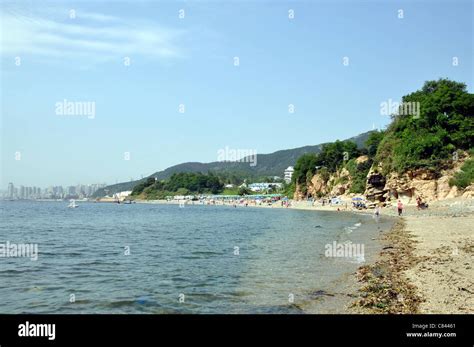 dalian china coast  res stock photography  images alamy