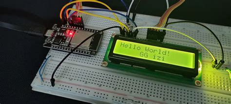 ESP32 LCD Display 16x2 Without I2C - Arduino Core – DeepBlue