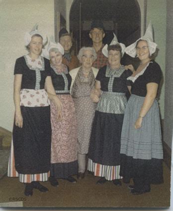 Photograph of group of people in Dutch national dress with Jean ...