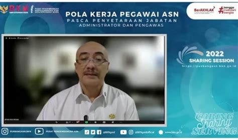 Pusbangpeg Asn Bkn Gelar Sharing Session Pola Kerja Pegawai Asn Pasca