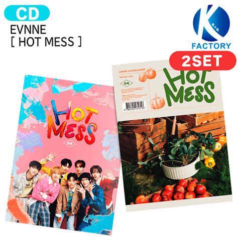 楽天市場EVNNE HOT MESS 2種セット Mini 4th Album イブン BLIT ボイプラ BOYSPLANET アルバム 韓国音楽チャート反映 KPOP
