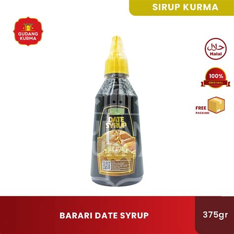 Jual Sirup Kurma Saus Selai Roti Barari Date Syrup Gr Original Impor