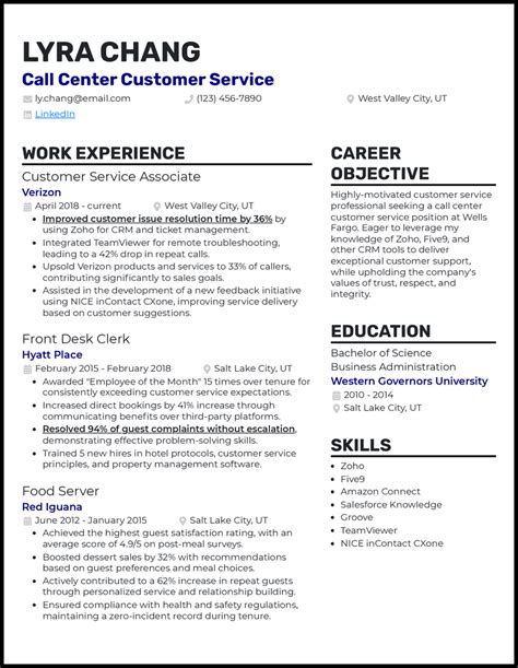 34 Customer Service Resume Examples For 2025