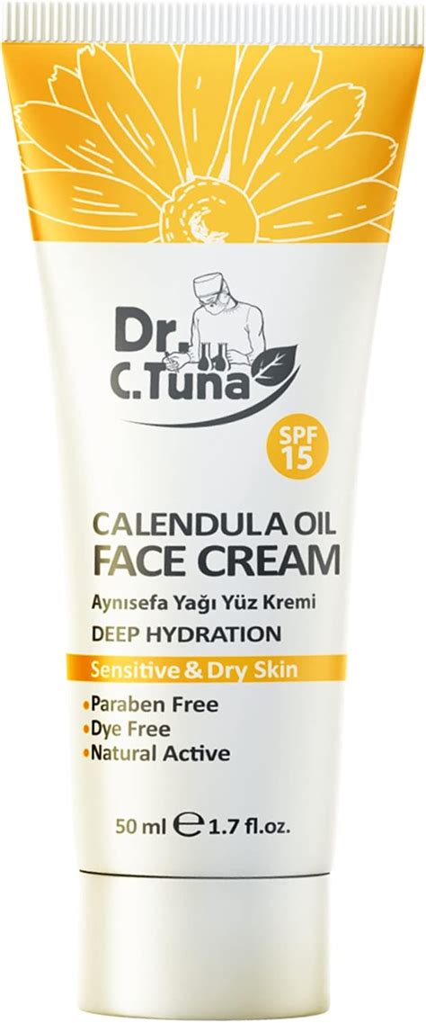 Dr C Tuna Calendula Oil Face Cream Ml Amazon Co Uk Beauty