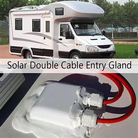 ABS Solar Weatherproof ABS Solar Double Cable Entry Gland For All Cable