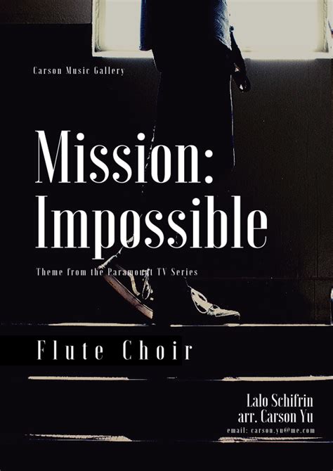 Mission Impossible Theme Mission Accomplished Arr Carson Yu Sheet